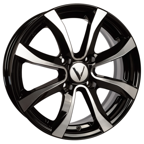 диск вектор vector к110 6x15 4x98 et 35 dia 58,5 алмаз черный